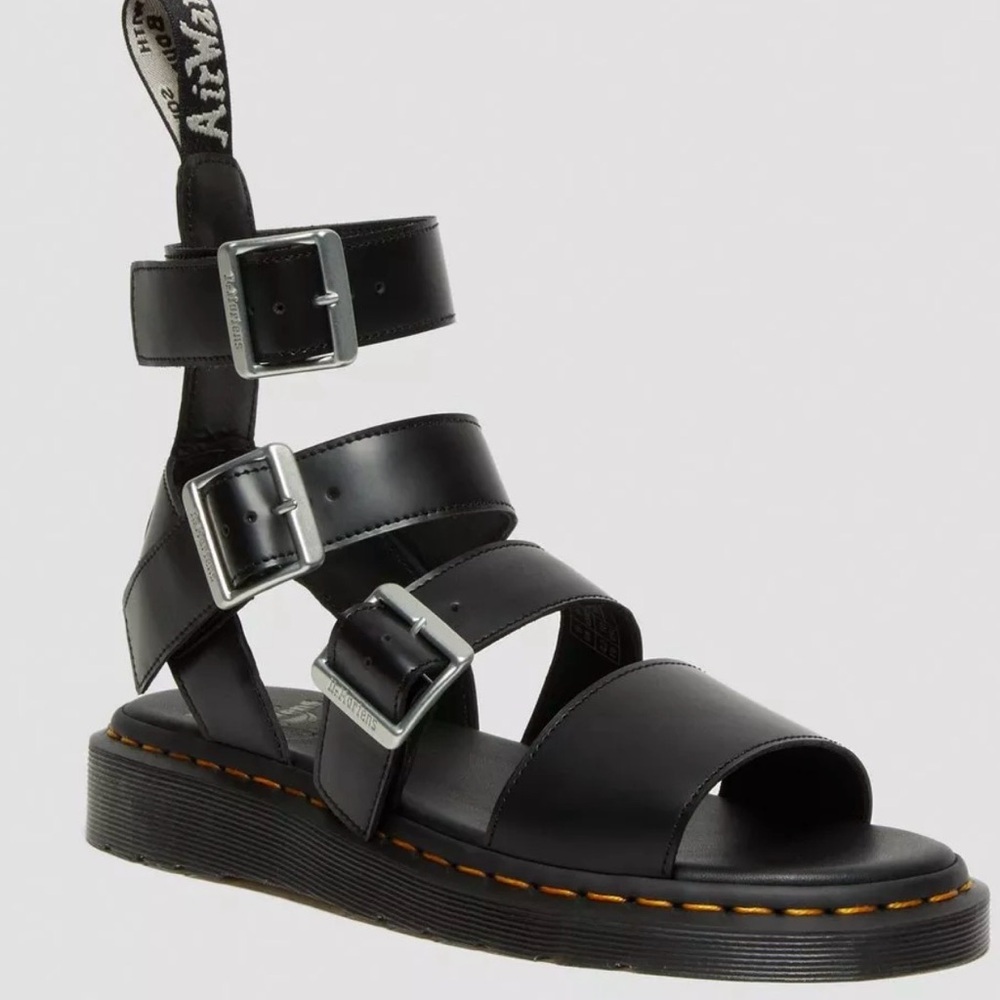 Rick Owens x Doc Martins Gryphon leather sandals